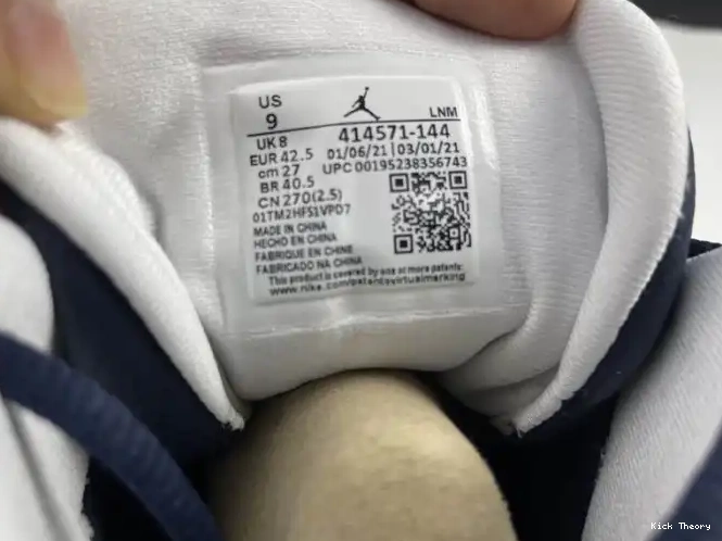 Kick Theory Powder 414571-144 Blue Dark 13 Air Jordan 0604